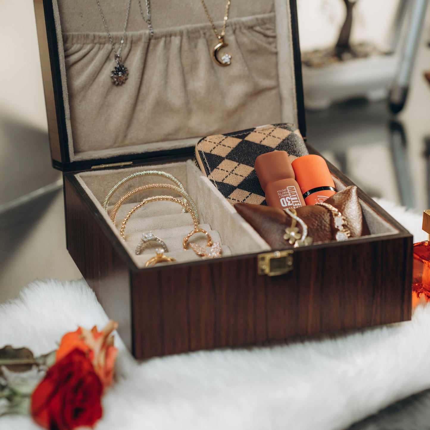 منظم اكسسوار ماري جولد صغير -دور واحد