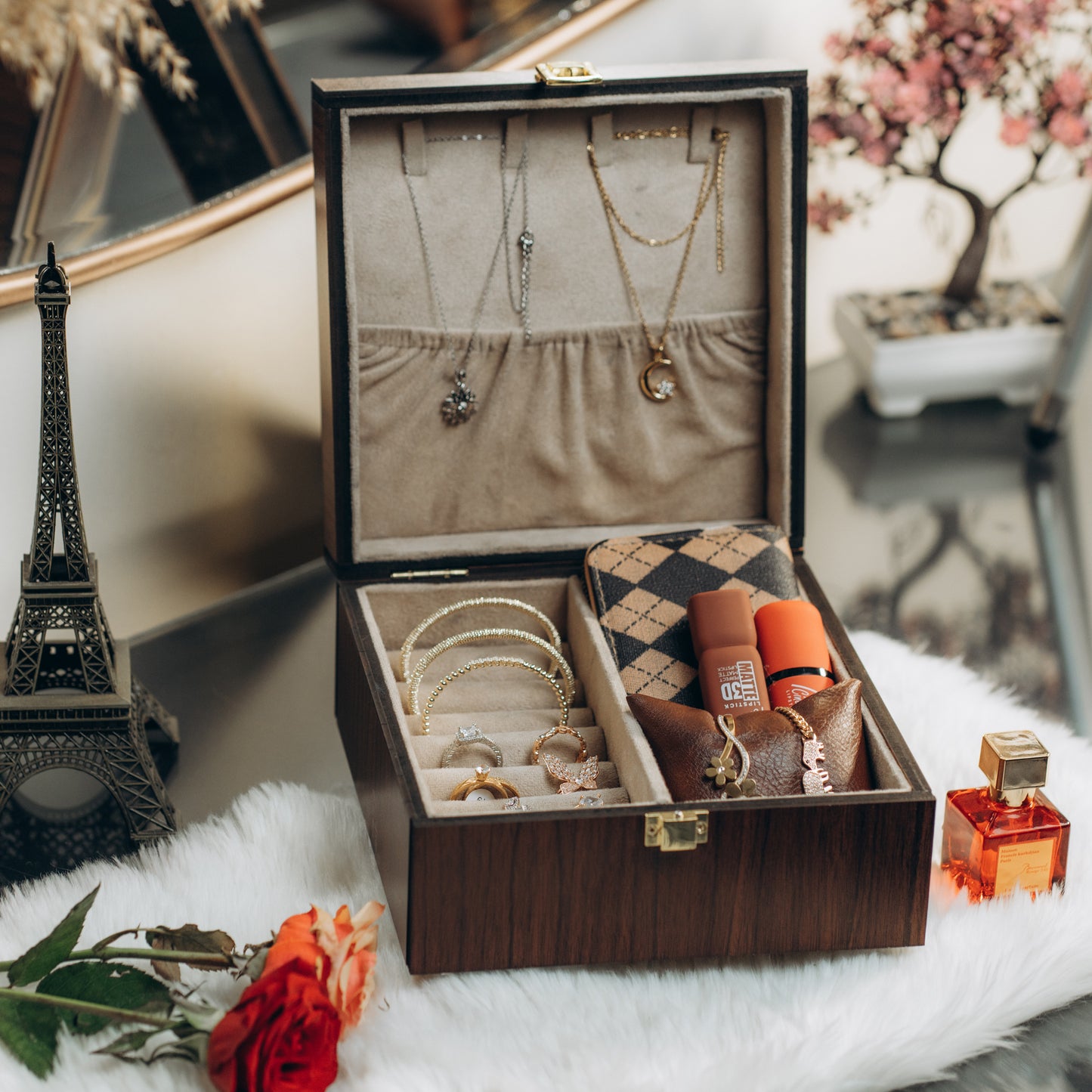 منظم اكسسوار ماري جولد صغير -دور واحد