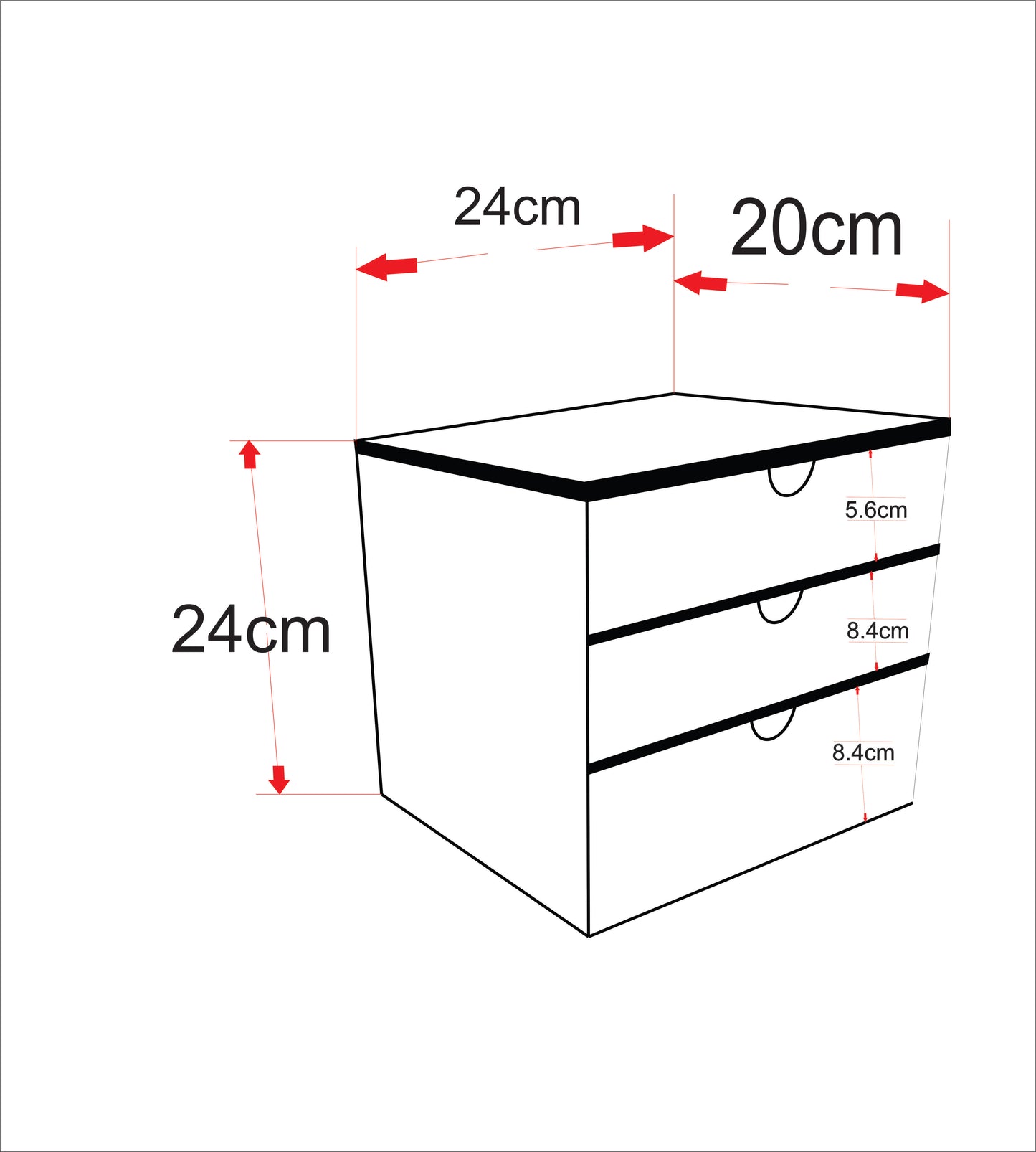 CUTE OWL وحدة أدراج التسريحة تاور