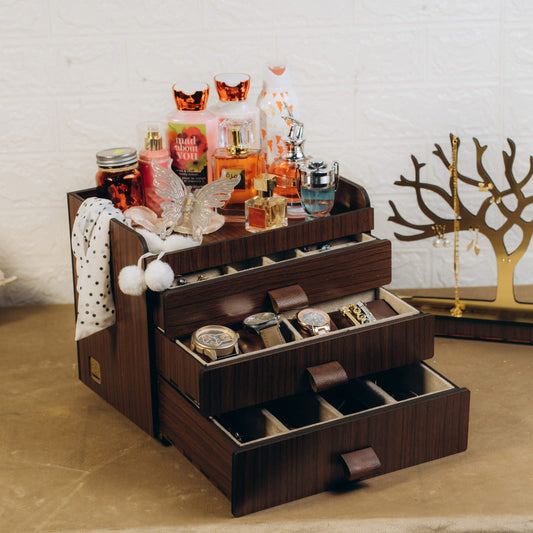 منظم اكسسوار ومكياج روزبوكس كبير