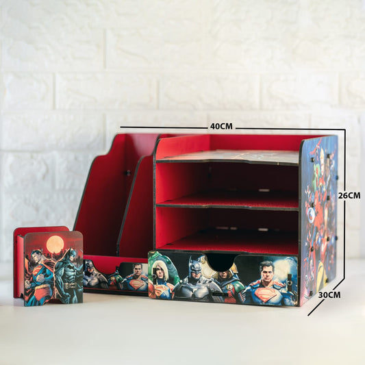 منظم كتب دراسي  سوبر هيروز