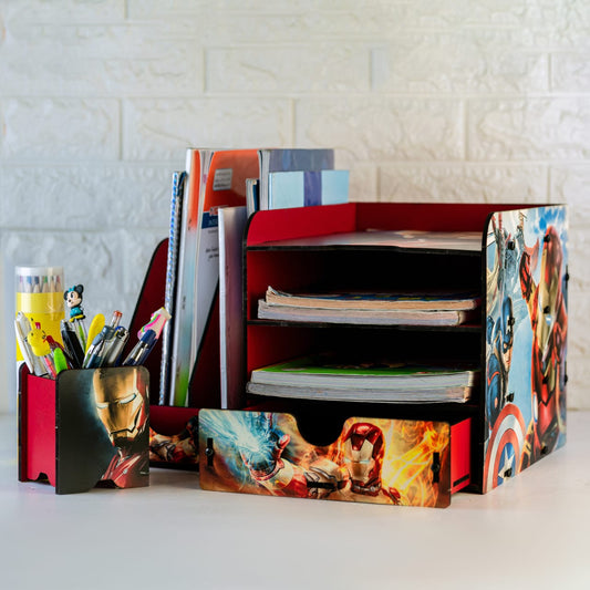 منظم كتب دراسي ايرون مان