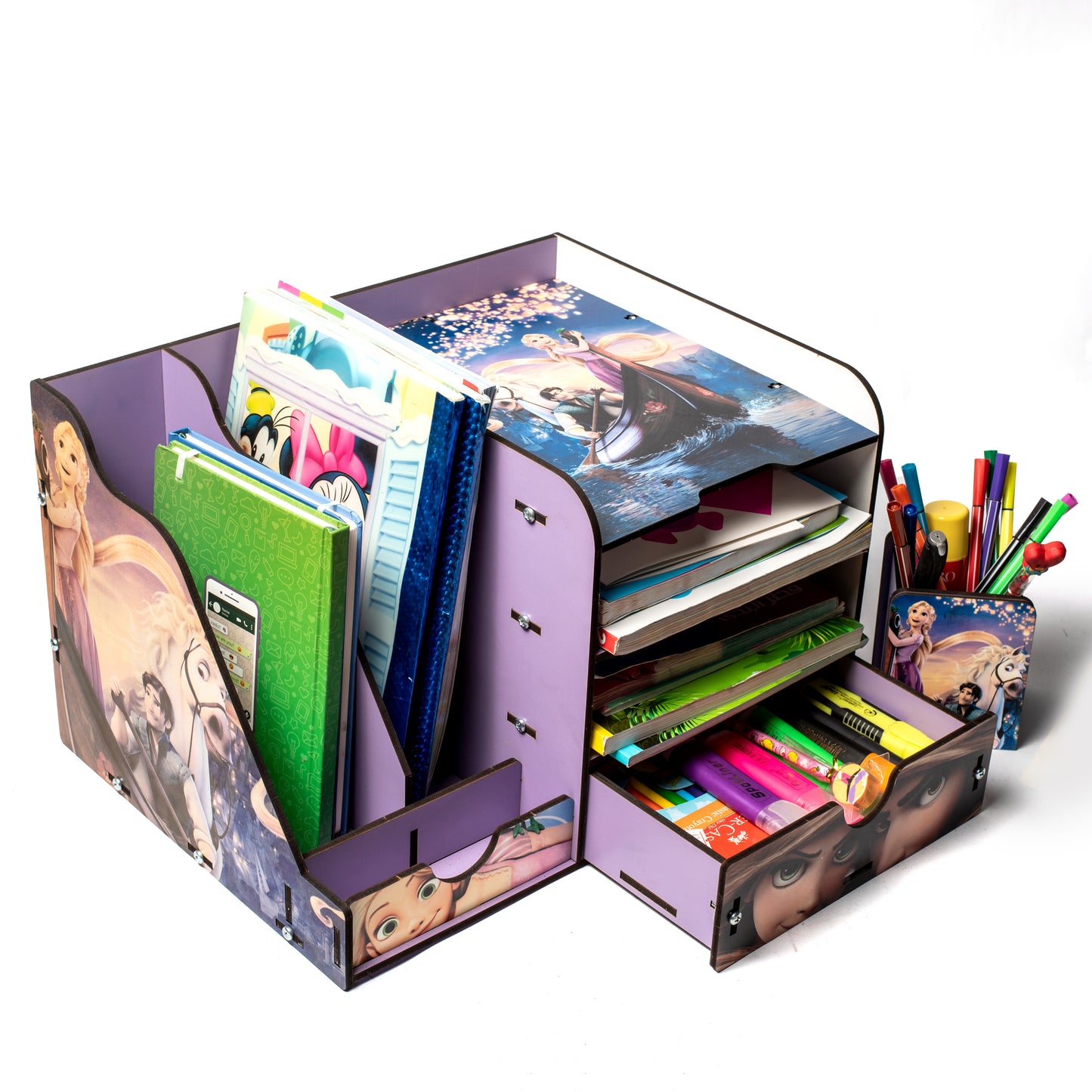 منظم كتب دراسي رابونزل