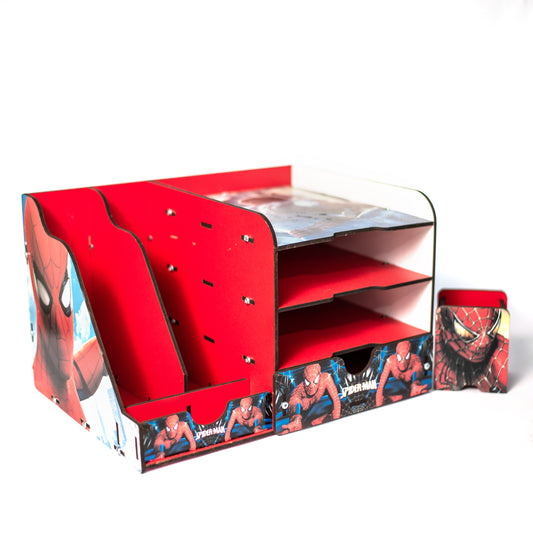 منظم كتب دراسي سبايدر مان