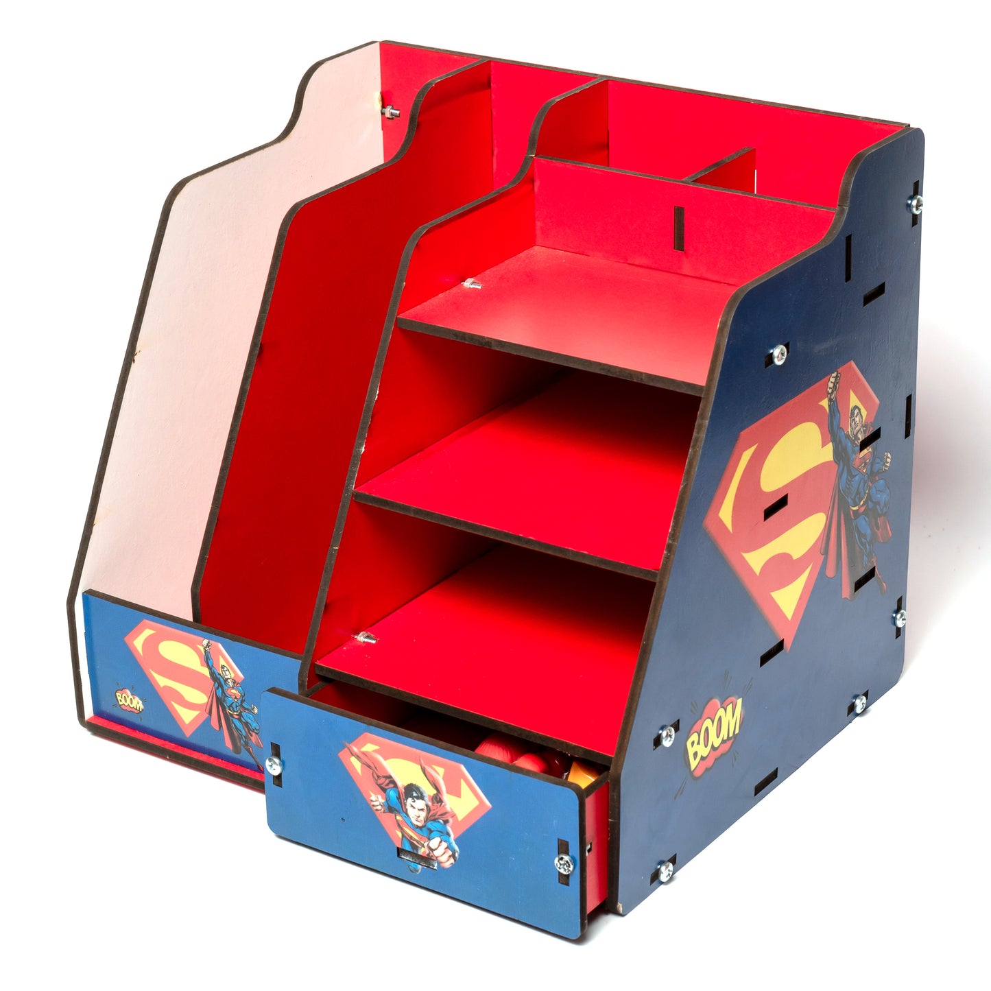 منظم كتب دراسي سوبر مان