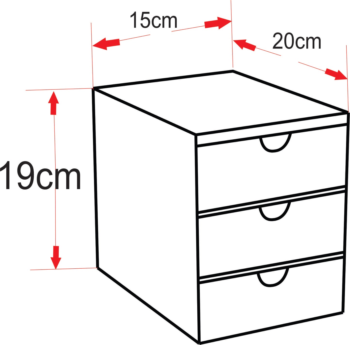 CUTE OWL وحدة أدراج التسريحة تاور
