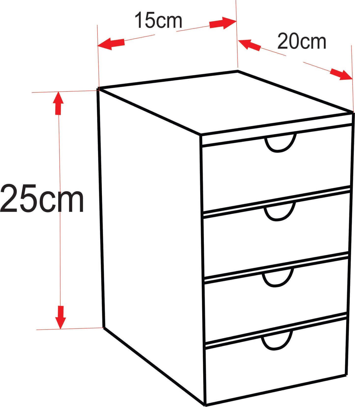 CUTE OWL وحدة أدراج التسريحة تاور