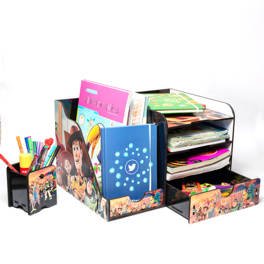 منظم كتب دراسي قصة لعبة